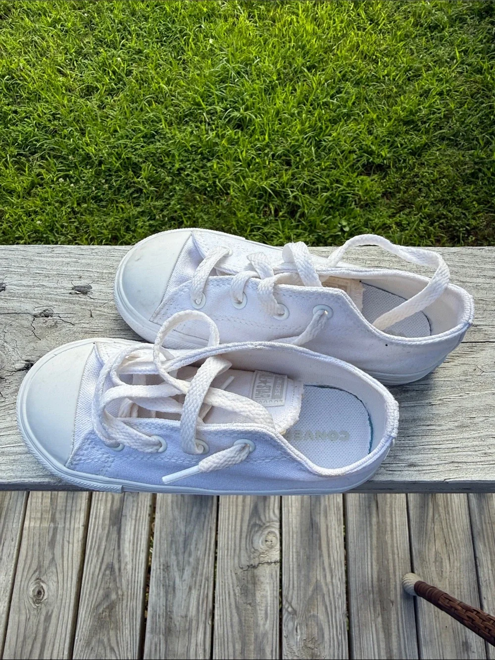 Converse Kids Low-Top Sneakers in White